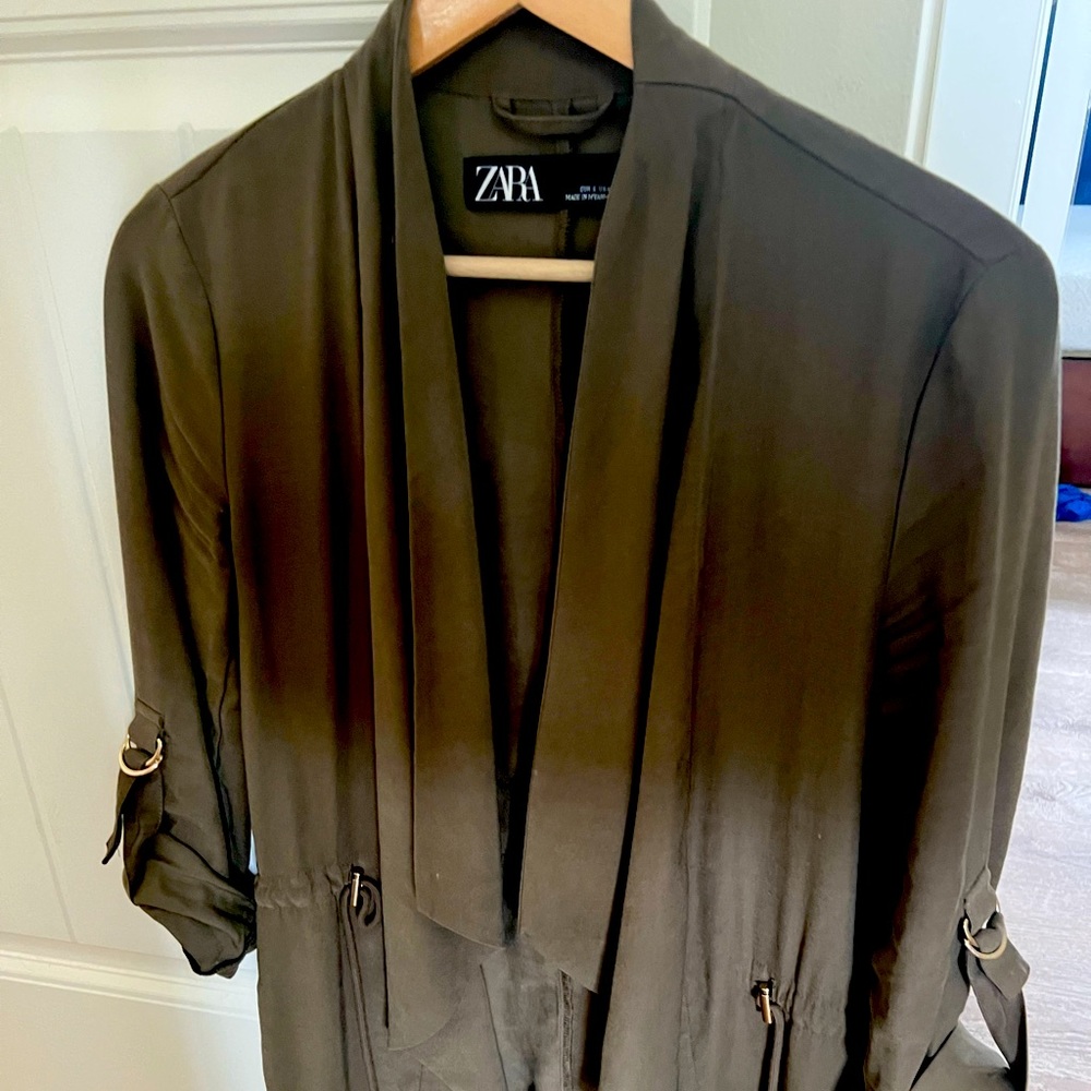 Zara olive green jacket